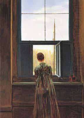 Caspar David Friedrich Woman at the Window (mk10) china oil painting image